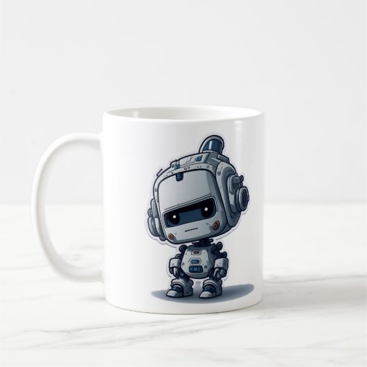 Cute Robot Koffiemok (Links)