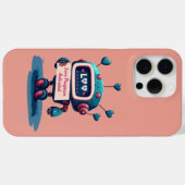 Cute Robot met Geactiveerd Liefdesbericht iPhone H Case-Mate iPhone Case (Achterkant (horizontaal))