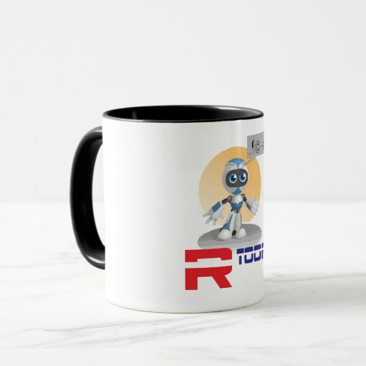 Cute robot mok (Voorkant links)