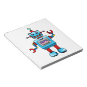 Cute robot notitieblok (Schuin)