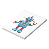 Cute robot notitieblok (Gedraaid)