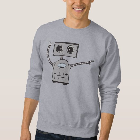 Cute Robot Sweatshirt (Voorkant)