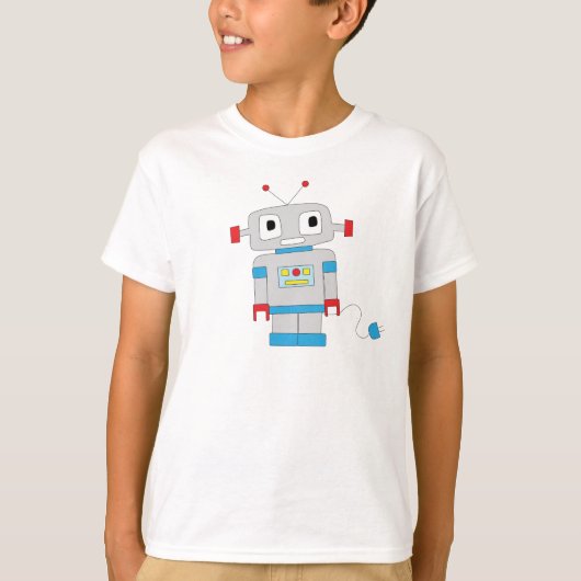 Cute Robot T-shirt (Voorkant)