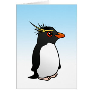 Cute Rockhopper Penguin