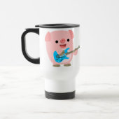 Cute Rockin' Cartographie Cochon Commuter Mug (Gauche)