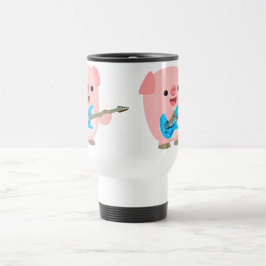 Cute Rockin' Cartographie Cochon Commuter Mug (Centre)