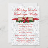 Cute Rolling Pin Cookie Exchange Holiday nodigt ui Kaart (Voorkant)