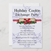 Cute Rolling Pin Cookie Exchange Invitation de vac (Devant)