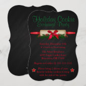 Cute Rolling Pin Cookie Exchange Invitation de vac (Devant / Derrière)
