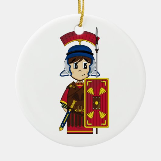 Cute Roman Soldier Ornament (Voorkant)