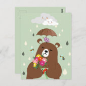 Cute Romantic Beer Briefkaart (Voorkant / Achterkant)