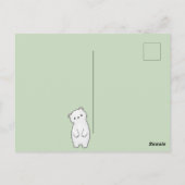 Cute Romantic Beer Briefkaart (Achterkant)