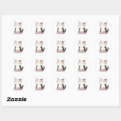 Cute Ronde Sticker (Vel)