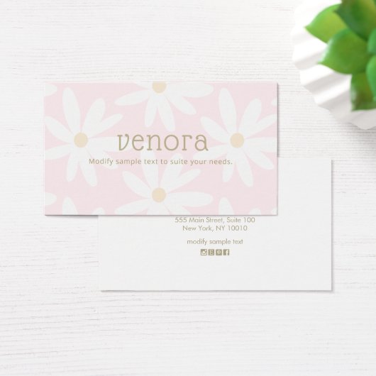 Cute Rose Daisy Floral (Bureau)