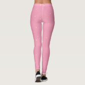 Cute Rose Étincelante Leggings (Dos)