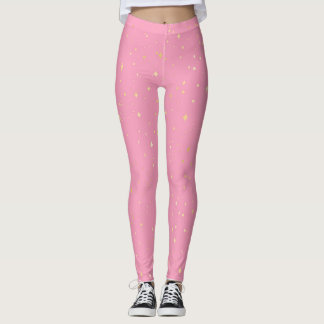 Cute Rose Étincelante Leggings