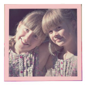 Cute Rose Hearts Danser BFF Photo Cube (Droite)