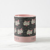 Cute rose Ohio amour motif Mug (Centre)