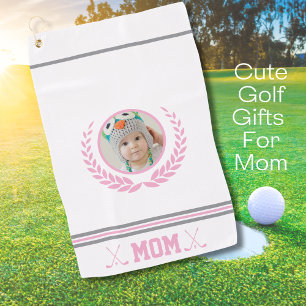 Cute Rose Photo Maman Golf Serviette