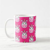 Cute rose Unicorne Mug (Gauche)