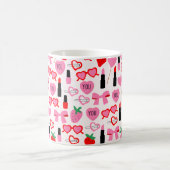 Cute Rose Vaches café Mug (Centre)