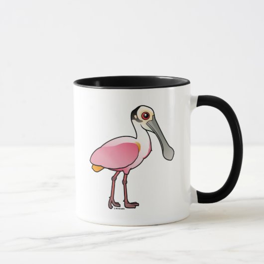 Cute Roseate Spoonbill Mok (Rechts)