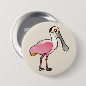 Cute Roseate Spoonbill Ronde Button 7,6 Cm (Voorkant /achterkant)