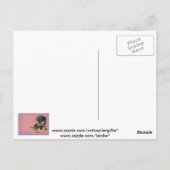 Cute Rottweiler Birthday Briefkaart (Achterkant)