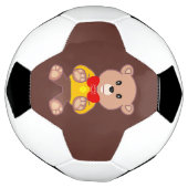 Cute rouge Bowtie Beige Teddy Ours Brown (Tourné)
