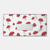 Cute rouge Champignons Bureau Mat (Clavier et souris)