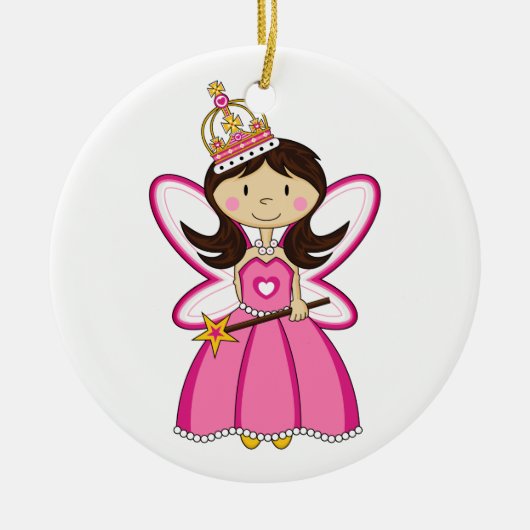 Cute Royal Princess Ornament (Voorkant)