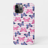 Cute roze Butterflies Case-Mate iPhone Case (Achterkant)