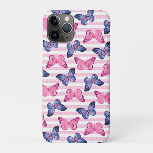 Cute roze Butterflies Case-Mate iPhone Case (Achterkant)
