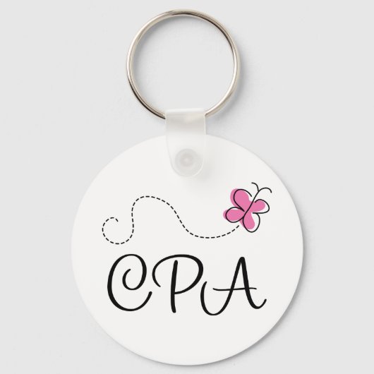 Cute roze CPA Sleutelhanger (Voorkant)