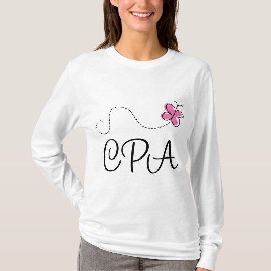 Cute roze CPA T-shirt (Voorkant)