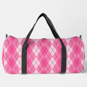 Cute Roze Digitale Camo Reis Duffle Tas