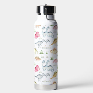 Cute Roze Dinosaurus Patroon Meisjes T Rex Dino Li Waterfles