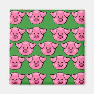 Cute roze draaistellen magneet