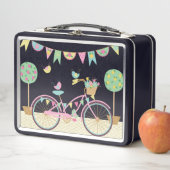 Cute roze fiets (In situ)