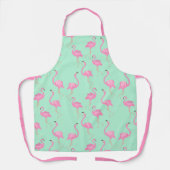 Cute roze Flamingo patroon Schort (Voorkant)