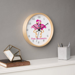 Cute roze flamingo strandhouse decor