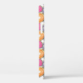 Cute roze groen oranje gepersonaliseerd geodepatro Case-Mate iPhone case (Achterkant / Rechts)