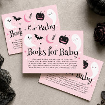 Cute Roze Halloween Baby Shower Boeken voor Baby