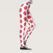 Cute roze lychee cartoon afbeelding leggings (Rechts)
