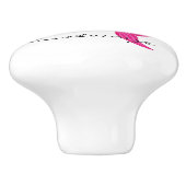 Cute roze mermaid Thunder_Cove Keramische Knop (Zijkant)