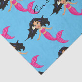 Cute roze mermaid Thunder_Cove Tissuepapier (Detail)