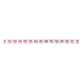 Cute roze naaigarend Button Satin Ribbon Lint (Voorkant)