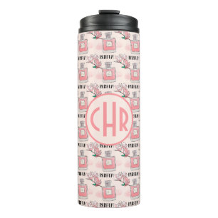 Cute roze parfums Parfum Floral Monogram Thermosbeker