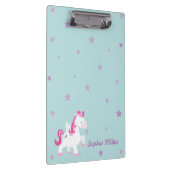 Cute roze, persoonlijk geïndividualiseerd magnetis klembord (Rechts)