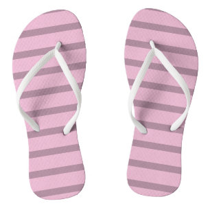 Cute Roze Roze en Mauve Paar Slippers Teenslippers